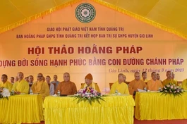 Chư tôn đức chứng minh, tham dự hội thảo