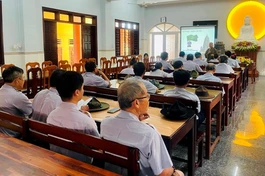 50 huynh trưởng tu học tại chùa Thiên An