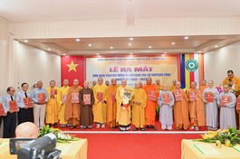 Trao quyết định đến 12 ban, Phân ban trực thuộc GHPGVN tỉnh Bà Rịa-Vũng Tàu