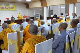 Hội nghị Tăng sự của Ban Trị sự GHPGVN tỉnh Kiên Giang, triển khai Phật sự