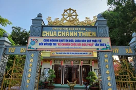 Chùa Chánh Thiên - nơi tổ chức hội thi "Kể chuyện cuộc đời Đức Phật"