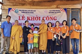 Khởi công nhà tình thương cho hộ nghèo tại xã Đắk R'Moan