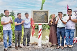 Khánh thành cầu Thọ Giác 3 chào mừng Phật đản Phật lịch 2567