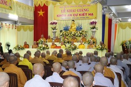 Tổng khai giảng 5 trường hạ của Phật giáo tỉnh Bến Tre