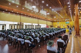 Khai mạc trại huấn luyện Huynh trưởng Lộc Uyển XIV - A Dục IX giai đoạn 1 tại chùa Vạn Phật