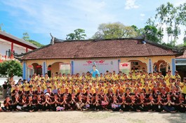 Khóa tu mùa hè với chủ đề “Tỉnh thức” tại chùa Thái Phong