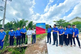 Khánh thành tuyến đường Hạnh Nguyện số 20 tại xã Tân Lập