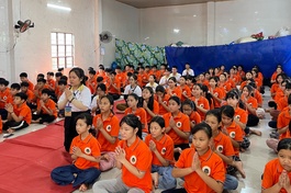 162 em thanh thiếu niên tham gia khóa tu mùa hè