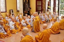 Trường hạ tập trung tổ đình Từ Nghiêm dành cho chư Ni nội thiền và ngoại thiền trên địa bàn quận 10