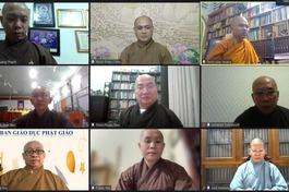 Thường trực Ban Giáo dục Phật giáo TP.HCM họp trực tuyến 