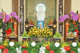 Di ảnh Hòa thượng Thích Hồng Liên tại chùa Phước Chơn