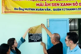  "Mái ấm sen xanh" tại khóm 4, P.1, TX.Giá Rai được chính thức bàn giao đến gia đình đưa vào sử dụng