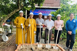 Hội Pháp Hoa Ấn Quang khởi công xây dựng “Mái ấm Pháp Hoa” số 18