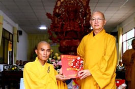 Long An: Công bố quyết định bổ nhiệm trụ trì chùa Pháp Thạnh (H.Đức Hòa) 