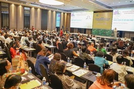 Quang cảnh buổi tọa đàm “Kết hợp triết lý Phật giáo vào điều trị y khoa: Từ trải nghiệm đến lan tỏa cộng đồng”