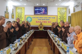  Ban Thường trực Ban Trị sự GHPGVN tỉnh đã tổ chức phiên họp thường kỳ