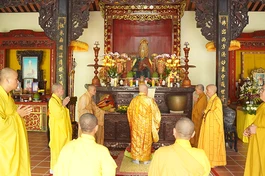 Môn đồ pháp quyến tổ đình Chúc Thánh tưởng niệm 61 năm ngày Hòa thượng Thích Thiện Quả viên tịch