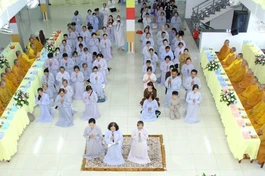 Lễ Vu lan - Báo hiếu tại chùa Viên Minh - Văn phòng Ban Trị sự GHPGVN tỉnh Bến Tre