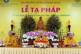 Hòa thượng Thích Thanh Nhiễu nhắc nhở Tăng Ni, Phật tử nghiêm trì giới luật sau ba tháng An cư kiết hạ