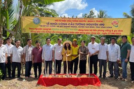 Khởi công cầu nông thôn Tường Nguyên 490 tại Tam Bình, tỉnh Vĩnh Long