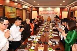 Hội nghị triển khai công tác chuẩn bị cho hội thảo , tại Trụ sở T.Ư GHPGVN - chùa Quán Sứ, Hà Nội