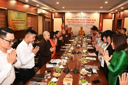 Hội nghị triển khai công tác chuẩn bị cho hội thảo , tại Trụ sở T.Ư GHPGVN - chùa Quán Sứ, Hà Nội