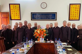 Chư tôn đức Ban Hoằng pháp T.Ư triển khai công tác đào khóa II năm học thứ 2 cho Tăng Ni giảng sinh 