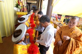Cắt băng khánh thành sau 5 năm đại trùng tu xây dựng chùa Bắc Lâm