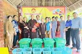 Chùa Vạn Quang tham gia mô hình “Tổ chức tôn giáo tham gia bảo vệ môi trường”