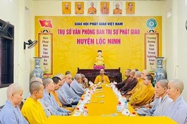 Bình Phước: Ban Trị sự Phật giáo H.Lộc Ninh họp triển khai hoạt động Phật sự sắp tới