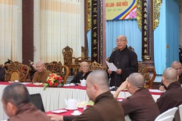 Buổi họp của Ban Thường trực Ban Trị GHPGVN tỉnh Bình Thuận