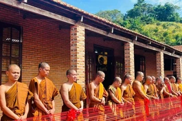 Chư Tăng trong nghi thức kiết giới Sīmā 