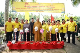 Khởi công xây dựng cây cầu Tường Nguyên 500 tại TT.Mỏ Cày Nam