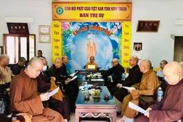 Ban Thường trực Ban Trị sự tỉnh họp thống nhất các hoạt động Phật sự