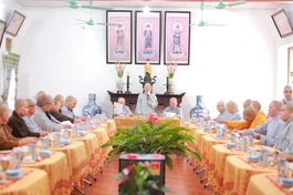 Chư Ni Phân ban Ni giới T.Ư và các tỉnh thành họp mặt tại chùa Kim Liên