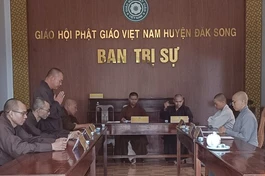 Đắk Nông: Ban Trị sự Phật giáo H.Đắk Song họp triển khai hoạt động Phật sự thời gian tới