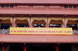 Ban Kiến đàn Đại giới đàn Bửu Huệ sẵn sàng đón giới tử tham gia kỳ khảo hạch - Ảnh: HD/BGN