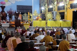 Khai mạc trùng tụng kinh Pali - Việt lần IX, tại thiền viện Phước Sơn (TP.Biên Hòa) 