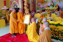 Khánh Hòa: Công bố và trao quyết định bổ nhiệm trụ trì chùa Minh Quang Thiện Phước