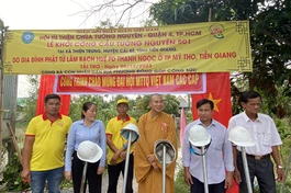 Khởi công xây dựng cầu Tường Nguyên 501 tại H.Cái Bè, Tiền Giang