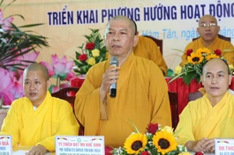  Thượng tọa Thích Đạt Ma Khế Định phát biểu khai mạc