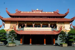 Trụ sở Ban Trị sự - Việt Nam Quốc Tự, nơi diễn ra Đại lễ tưởng niệm Đức Phật hoàng Trần Nhân Tông và khóa huân tu 