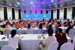 Quang cảnh khai mạc trọng thể hội nghị