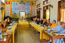  Hội nghị tổng kết hoạt động Phật sự diễn ra tại chùa Tịnh Quang