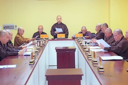 Thường trực Ban Giáo dục Phật giáo TP.HCM có buổi họp tại Việt Nam Quốc Tự 