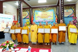 Chư tôn đức được Tuyên dương công đức của Ban Trị sự GHPGVN tỉnh Bình Thuận