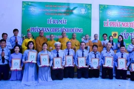  Ra mắt nhân sự Phân ban Gia đình Phật tử tỉnh nhiệm kỳ 2022-2027