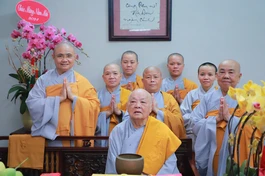 Chư Ni Phân ban Ni giới TP.Thủ Đức thăm, đảnh lễ Ni trưởng Thích nữ Tịnh Nguyện, tại chùa Phước Hải