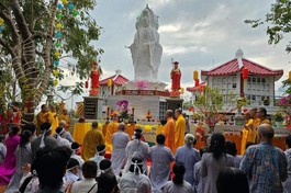 Khánh tạ Thánh tượng Bồ-tát Quán Thế Âm tại chùa Kỳ Viên Trung Nghĩa