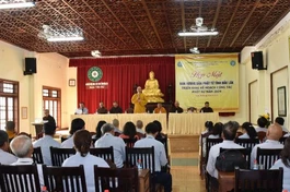 Quang cảnh buổi họp của Ban Hướng dẫn Phật tử tỉnh Đắk Lắk